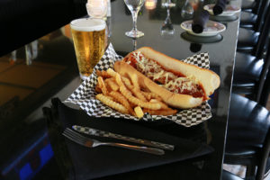 Nikolas Pizza, Meatball Grinder, Meatball grinder with fries
