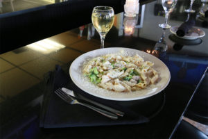 Nikolas Pizza, pasta, pasta and wine, Mediterranean dish