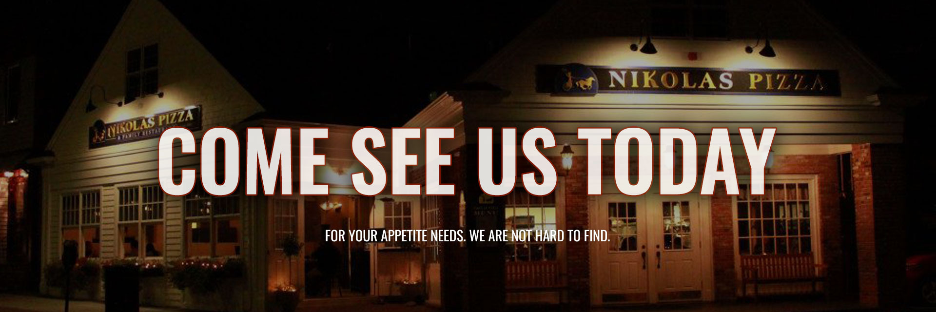 Nikolas Pizza, location banner, location